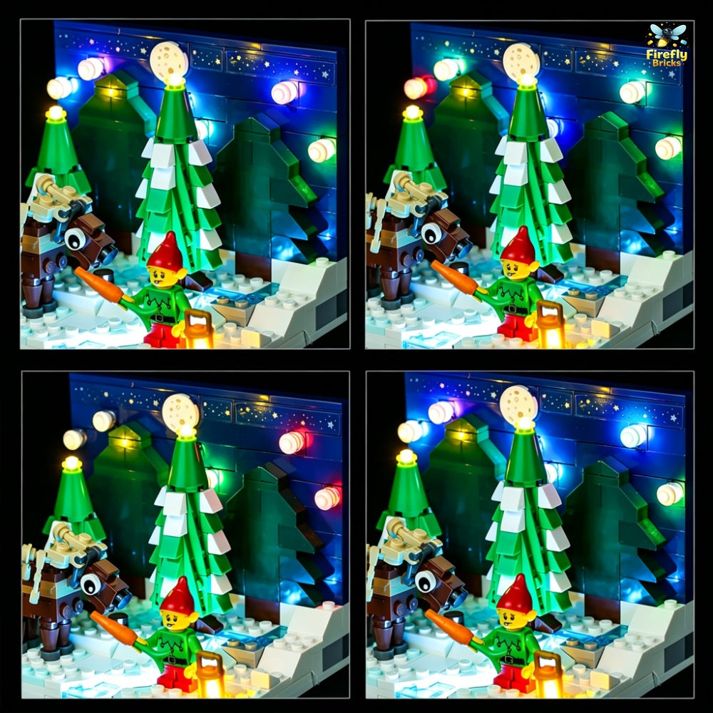 Light Kit for LEGO® Santa's Front Yard 40484