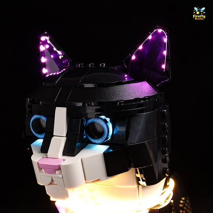 Light Kit for LEGO® Tuxedo Cat 21349