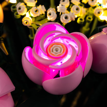 Light Kit for LEGO® Bouquet of Pink Roses 10374