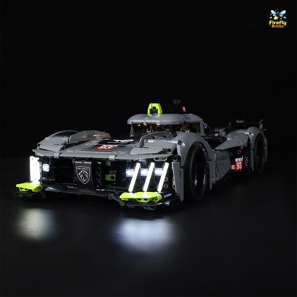 Light Kit for LEGO® PEUGEOT 9X8 24H Le Mans Hybrid Hypercar 42156