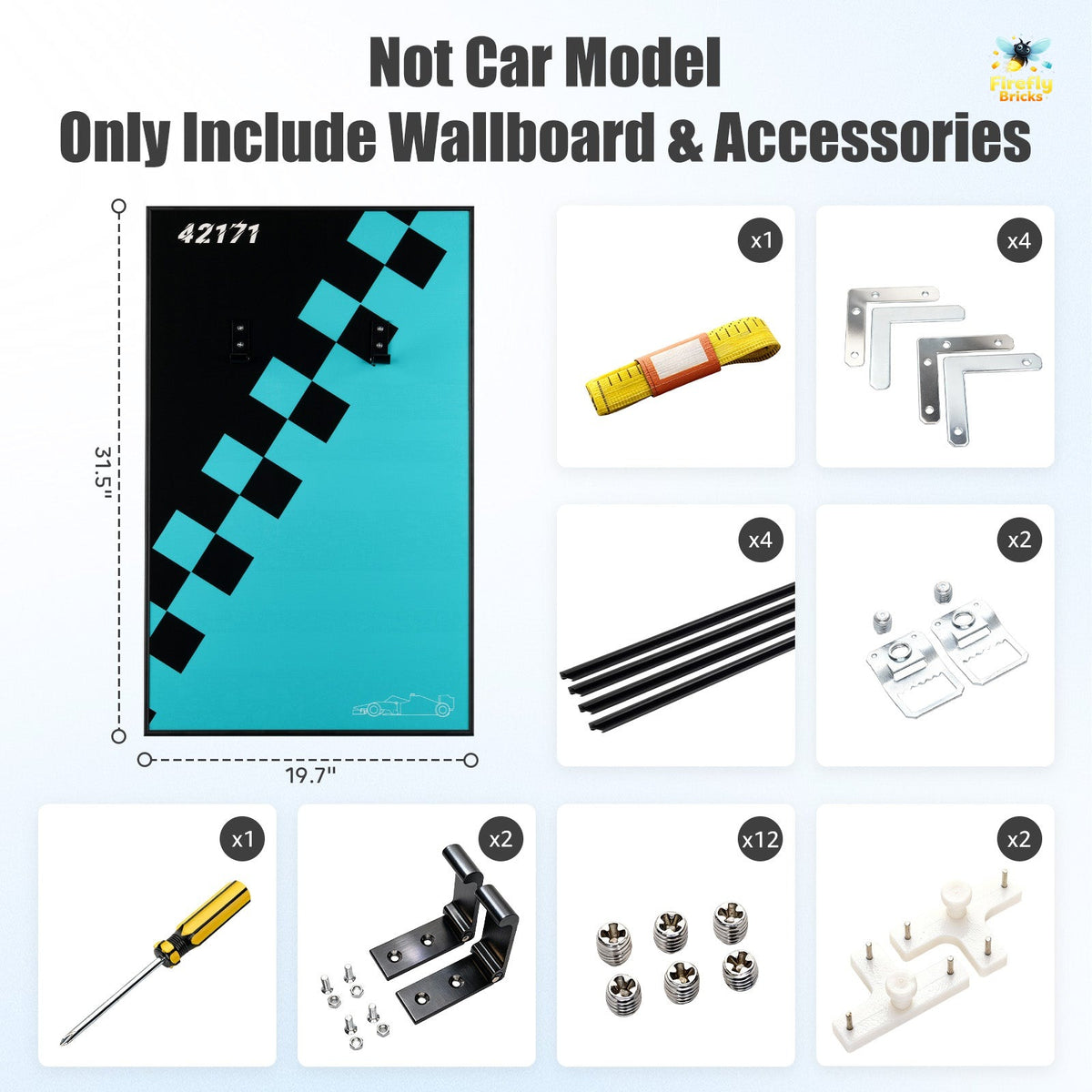Display Wall-Mount for LEGO® Mercedes-AMG F1 W14 E Performance 42171