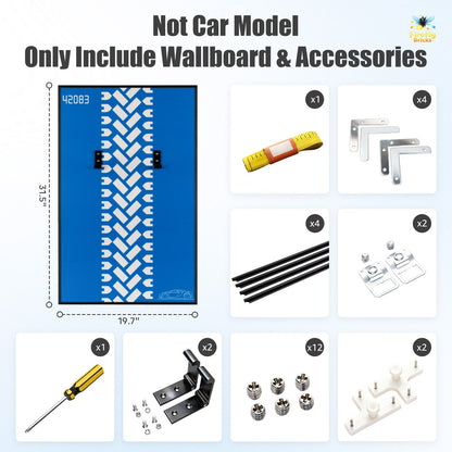 Display Wall-Mount for LEGO® Bugatti Chiron 42083