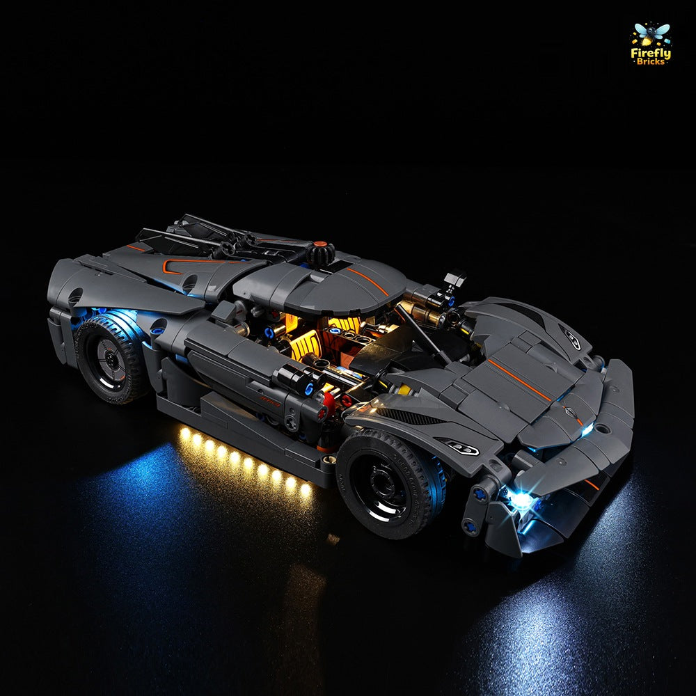 Light Kit for LEGO® Koenigsegg Jesko Absolut Grey Hypercar 42173