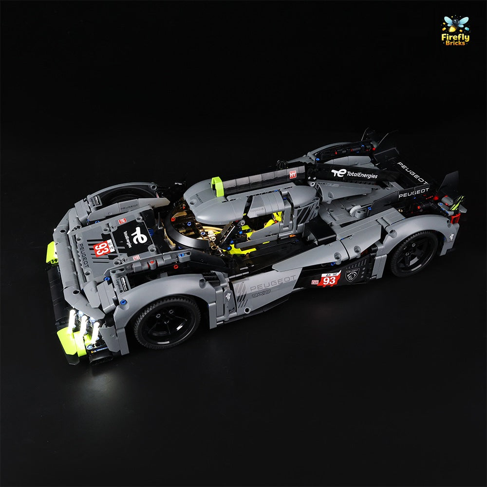 Light Kit for LEGO® PEUGEOT 9X8 24H Le Mans Hybrid Hypercar 42156