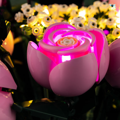 Light Kit for LEGO® Bouquet of Pink Roses 10374