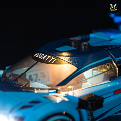 Light Kit for LEGO® Bugatti Vision GT Hyper Sports Car 77253