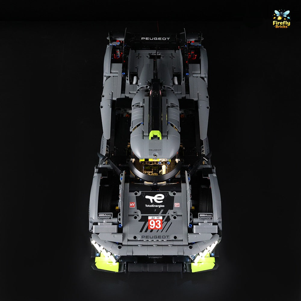 Light Kit for LEGO® PEUGEOT 9X8 24H Le Mans Hybrid Hypercar 42156