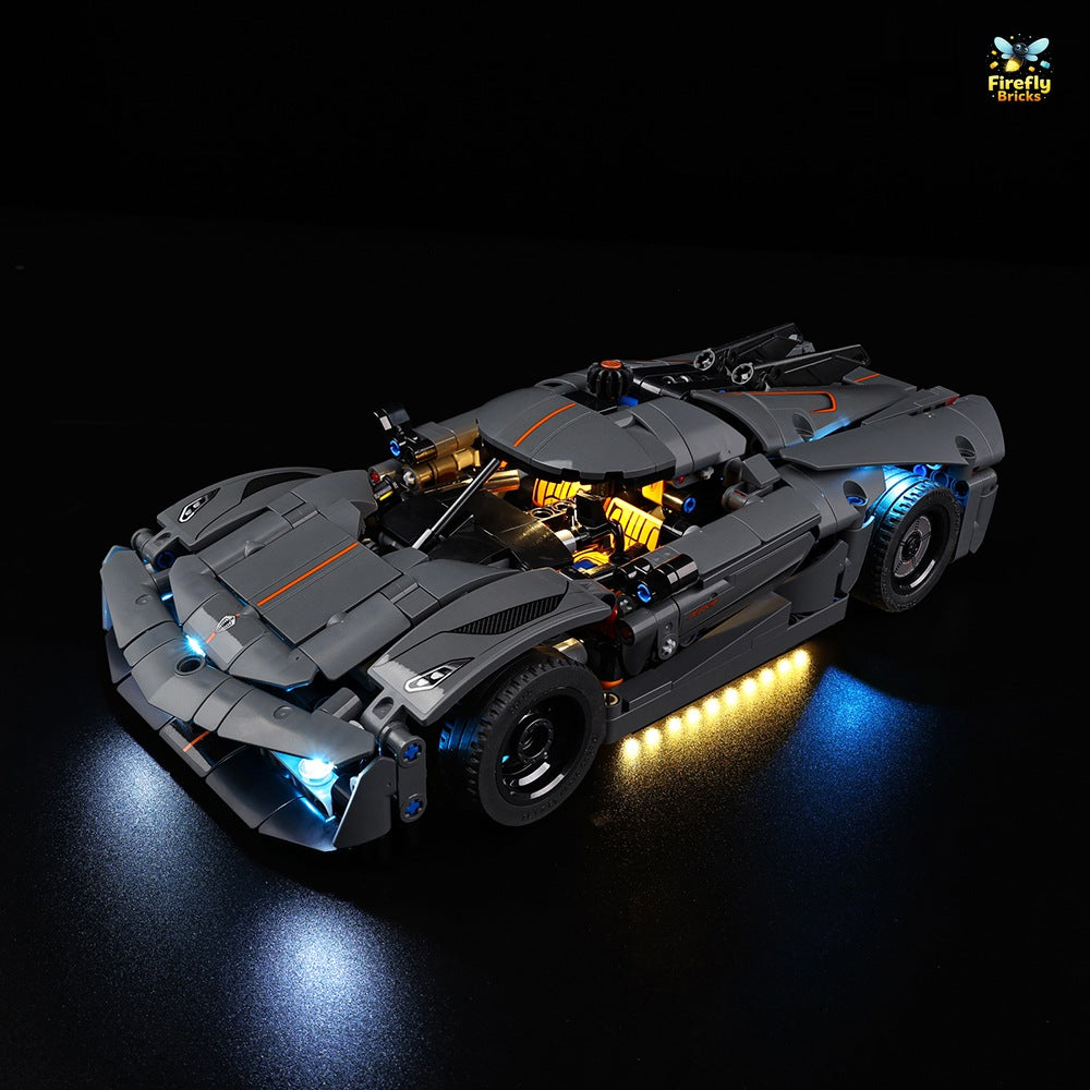 Light Kit for LEGO® Koenigsegg Jesko Absolut Grey Hypercar 42173