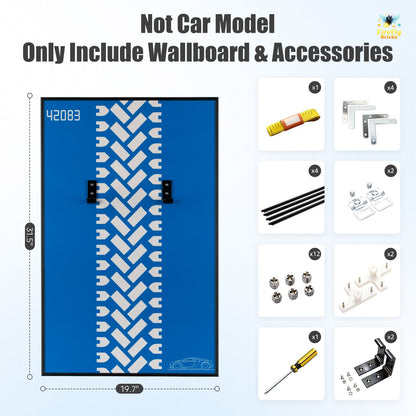 Display Wall-Mount for LEGO® Bugatti Chiron 42083