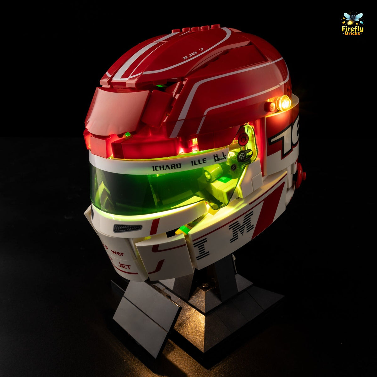 Light Kit for LEGO® Scuderia Ferrari HP Charles Leclerc Helmet 43014