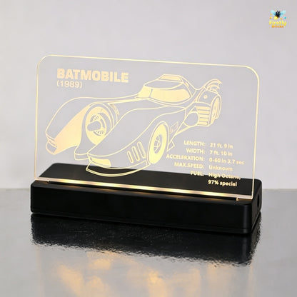 LED Nameplate for LEGO® 1989 Batmobile 76139