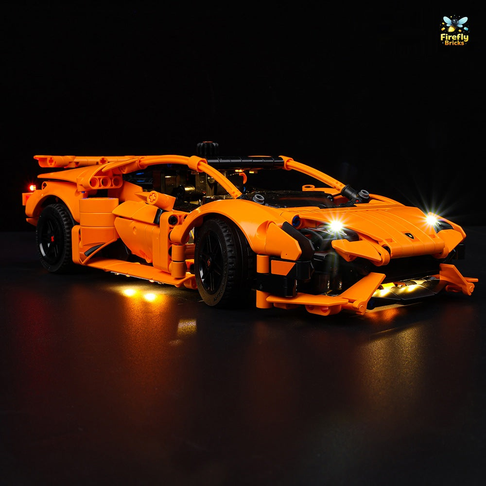 Light Kit for LEGO® Lamborghini Huracán Tecnica Orange 42196