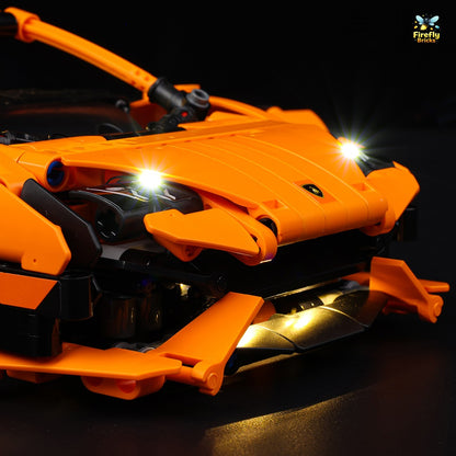 Light Kit for LEGO® Lamborghini Huracán Tecnica Orange 42196