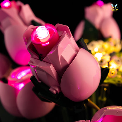 Light Kit for LEGO® Bouquet of Pink Roses 10374