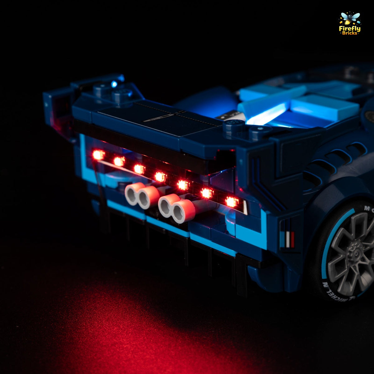 Light Kit for LEGO® Bugatti Vision GT Hyper Sports Car 77253