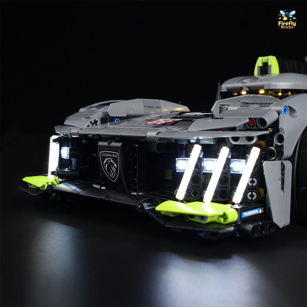 Light Kit for LEGO® PEUGEOT 9X8 24H Le Mans Hybrid Hypercar 42156