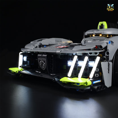 Light Kit for LEGO® PEUGEOT 9X8 24H Le Mans Hybrid Hypercar 42156