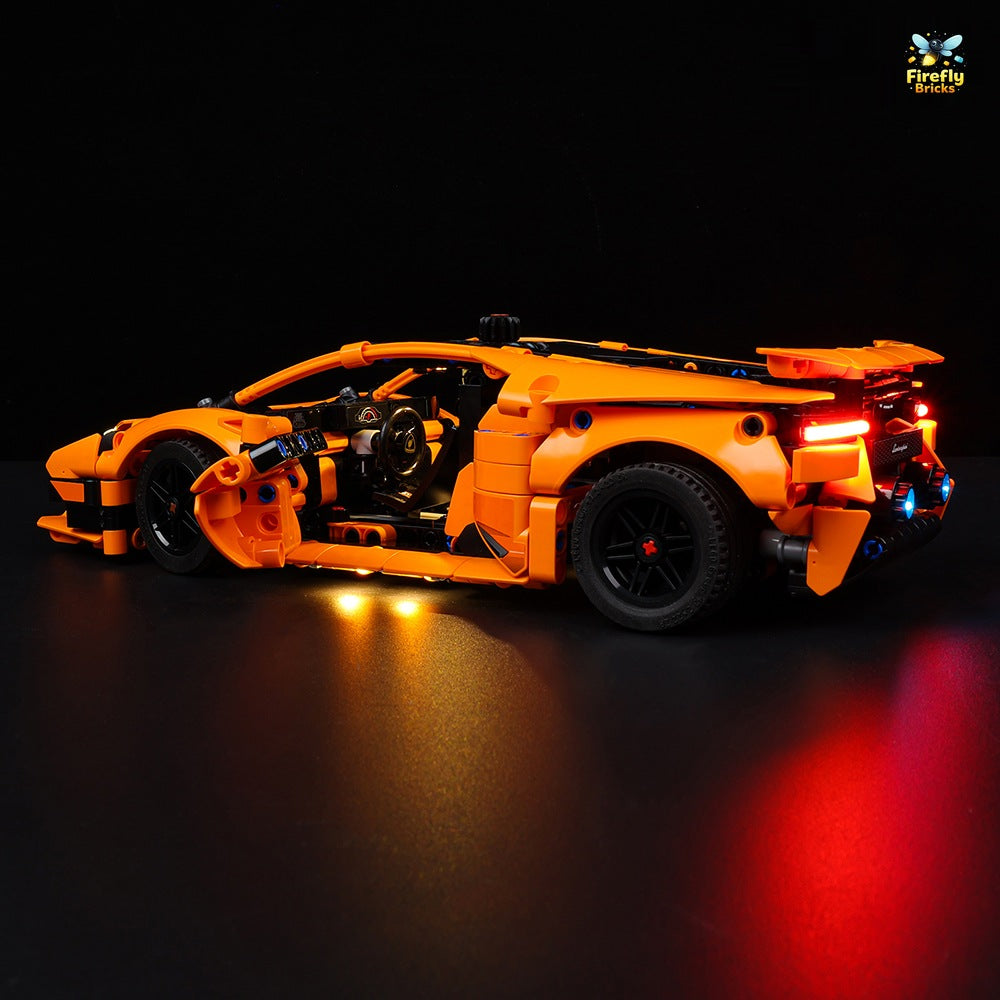 Light Kit for LEGO® Lamborghini Huracán Tecnica Orange 42196
