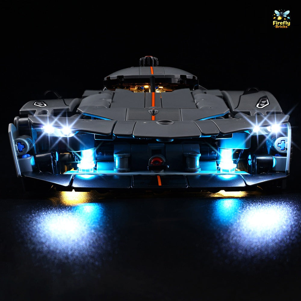Light Kit for LEGO® Koenigsegg Jesko Absolut Grey Hypercar 42173