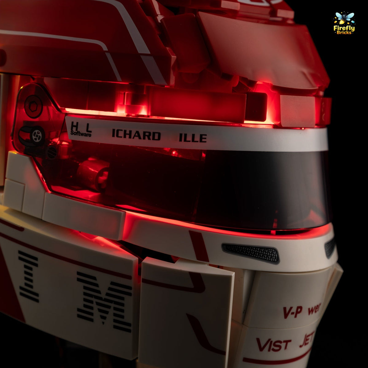 Light Kit for LEGO® Scuderia Ferrari HP Charles Leclerc Helmet 43014