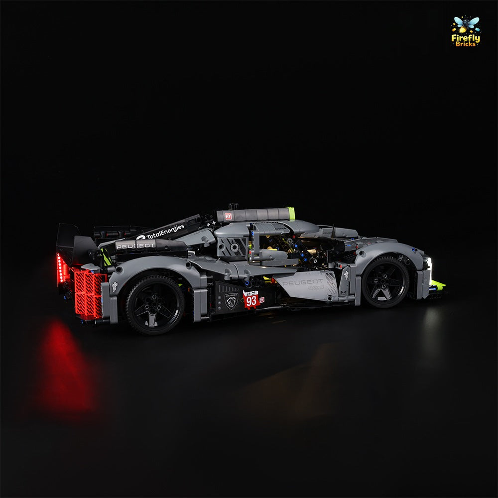 Light Kit for LEGO® PEUGEOT 9X8 24H Le Mans Hybrid Hypercar 42156