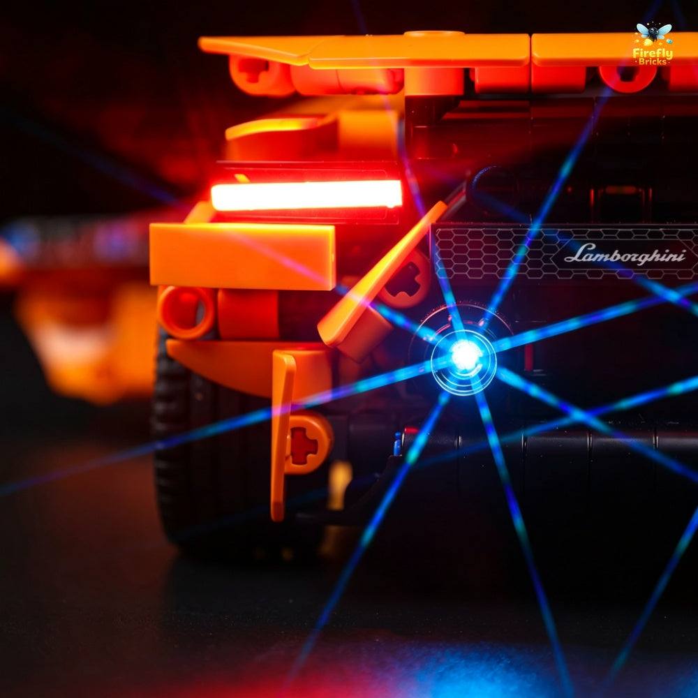 Light Kit for LEGO® Lamborghini Huracán Tecnica Orange 42196
