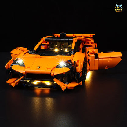 Light Kit for LEGO® Lamborghini Huracán Tecnica Orange 42196