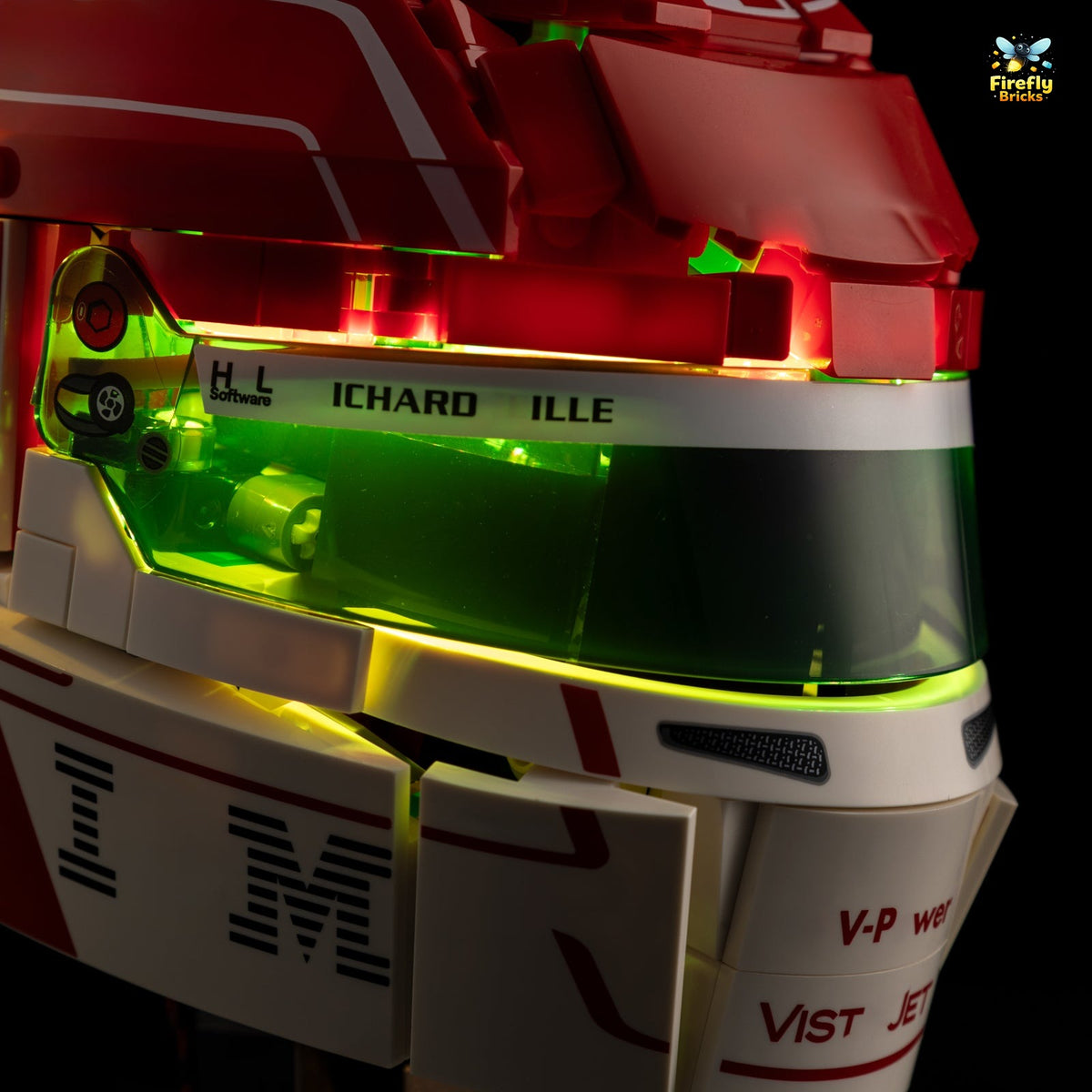 Light Kit for LEGO® Scuderia Ferrari HP Charles Leclerc Helmet 43014