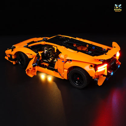 Light Kit for LEGO® Lamborghini Huracán Tecnica Orange 42196