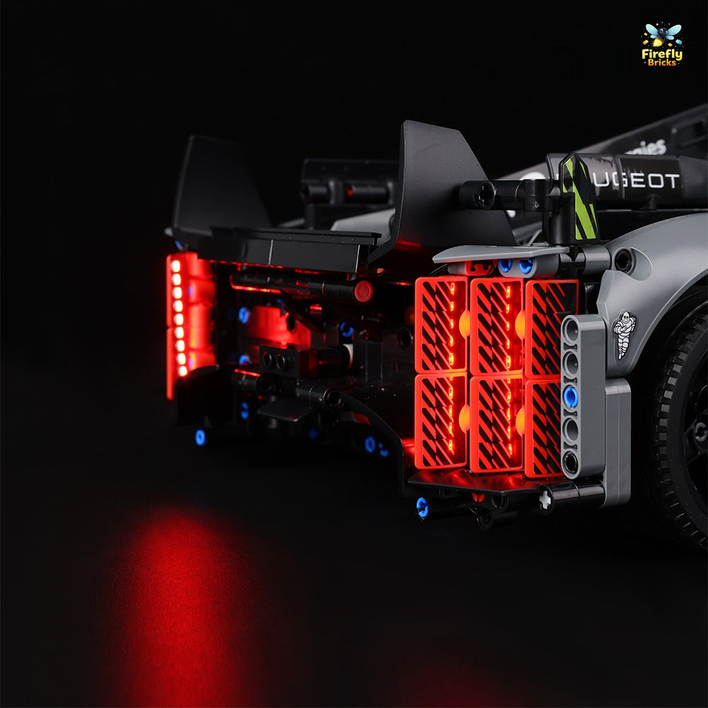 Light Kit for LEGO® PEUGEOT 9X8 24H Le Mans Hybrid Hypercar 42156