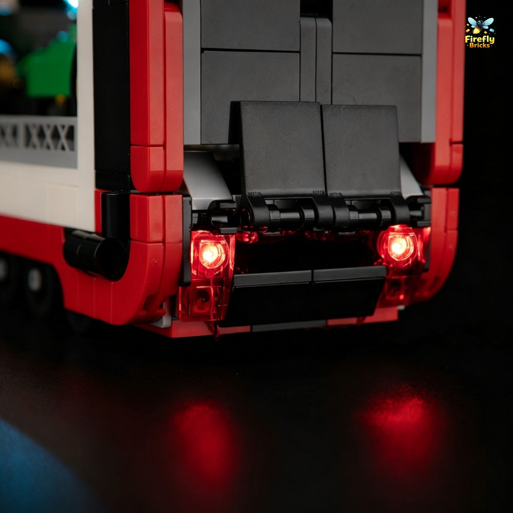 Light Kit for LEGO® F1 Truck with RB20 & AMR24 F1 Cars 60445