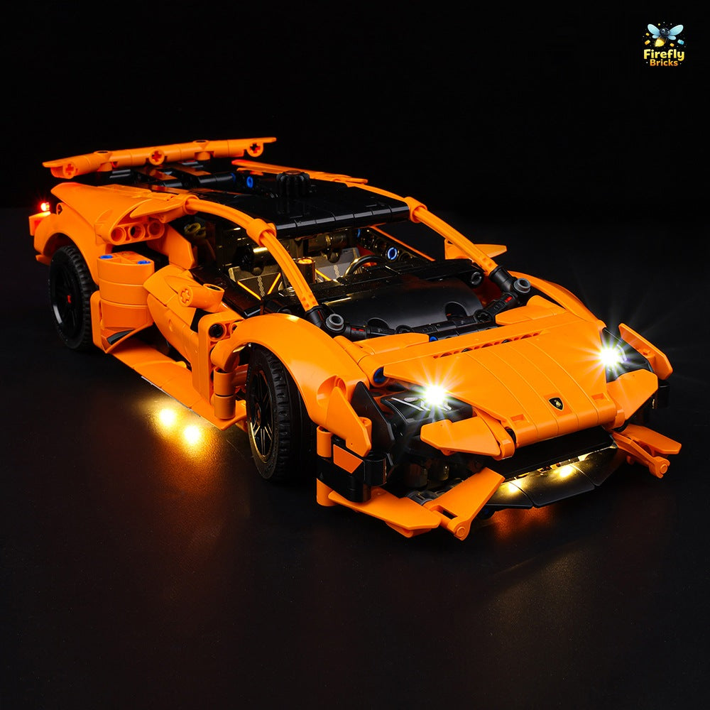 Light Kit for LEGO® Lamborghini Huracán Tecnica Orange 42196