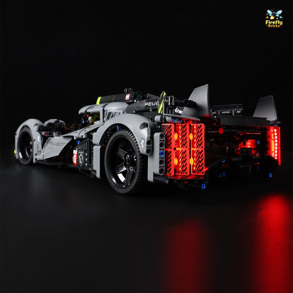 Light Kit for LEGO® PEUGEOT 9X8 24H Le Mans Hybrid Hypercar 42156