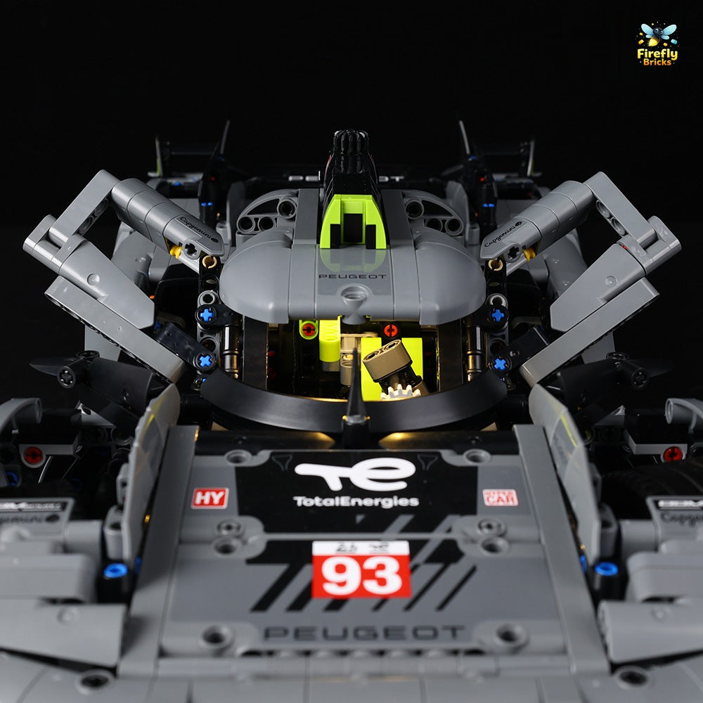 Light Kit for LEGO® PEUGEOT 9X8 24H Le Mans Hybrid Hypercar 42156