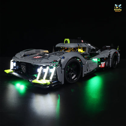 Light Kit for LEGO® PEUGEOT 9X8 24H Le Mans Hybrid Hypercar 42156